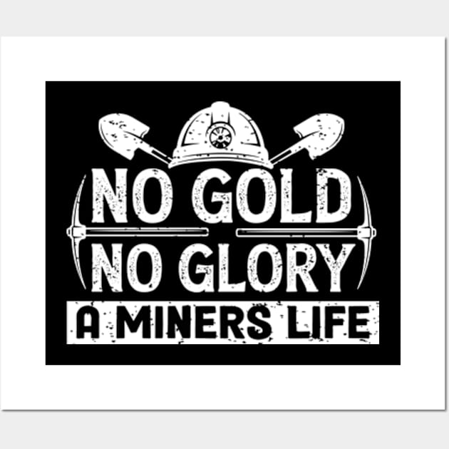 No Gold No Glory Wall Art by WyldbyDesign